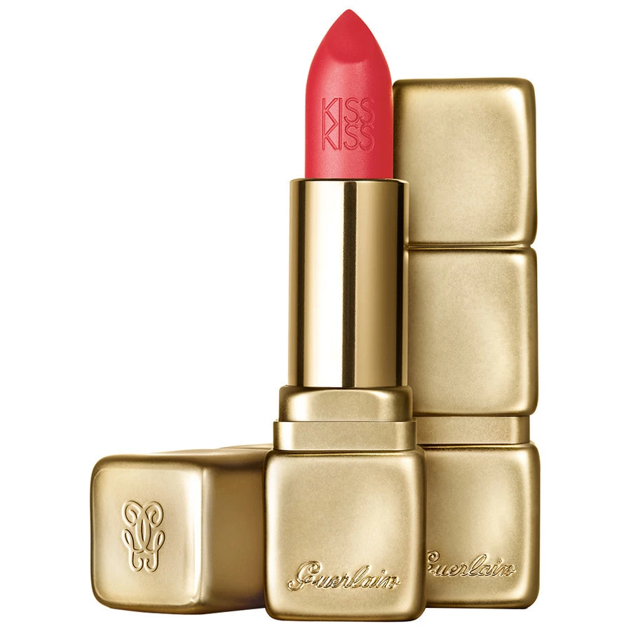 Guerlain Kisskiss Matte Rossetto M348 Hot Coral 1 Guerlain Kisskiss Matte Rossetto M348 Hot Coral